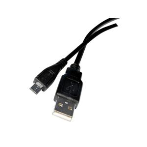 Kábel TIPA USB 2.0 A/Micro USB 1,8m čierny