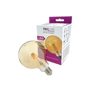 Žiarovka Filament LED E27 10W biela teplá TRIXLINE G125 Gold