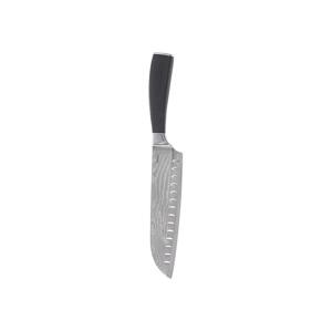 Nôž kuchynský ORION damašková oceľ/pakka Santoku 18,5cm