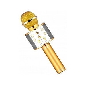 Karaoke bluetooth mikrofón s reproduktorom, Zlatá