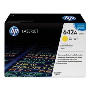 HP CB402A - originálny toner HP 642A, žltý, 7500 strán