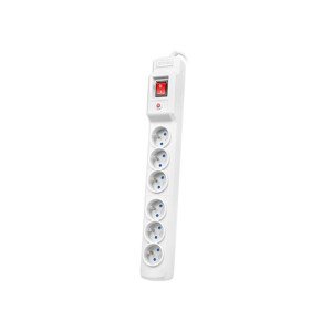 ARMAC SURGE PROTECTOR MULTI M6 1.5M 6X FRENCH OUTLETS GREY