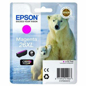 EPSON T2633 (C13T26334020) - originálna cartridge, purpurová, 9,7ml