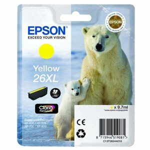 EPSON T2634 (C13T26344020) - originálna cartridge, žltá