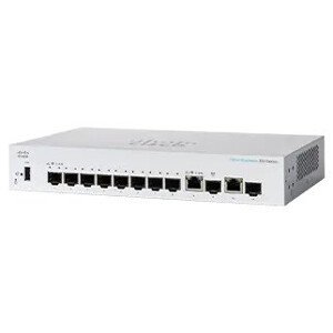 Cisco switch CBS350-8S-E-2G-EU (8xSFP, 2xGbE/SFP combo, fanless)