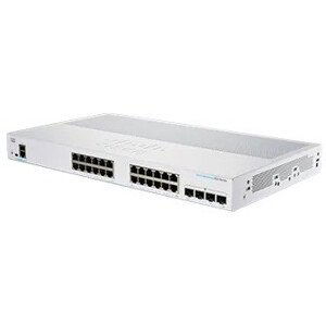Cisco switch CBS250-24T-4X (24xGbE, 4xSFP+, fanless) - REFRESH