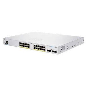 Cisco switch CBS250-24FP-4G (24xGbE, 4xSFP, 24xPoE+, 370W) - REFRESH