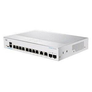 Cisco switch CBS350-8T-E-2G-EU (8xGbE, 2xGbE/SFP combo, fanless) - REFRESH
