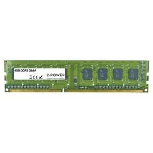 2-Power 4GB PC3-10600U 1333MHz DDR3 CL9 Non-ECC DIMM 2Rx8 ( DOŽIVOTNÁ ZÁRUKA )