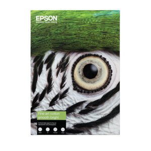 EPSON paper A4 - 300g/m2 - 25 listov - Fine Art Cotton Smooth Bright