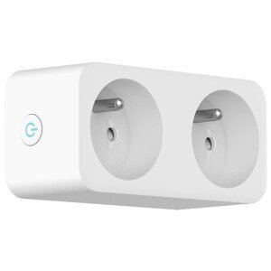 IMMAX NEO SMART múdra vnútorná 2 zásuvka (FR) / 16A / Zigbee / Google Assistant / Amazon Alexa / LIDL / TUYA