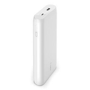 Belkin BOOST CHARGE USB-C Power Delivery PowerBanka, 20000mAh, 30W, biela