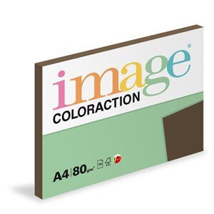 SPARE PRINT Papier pre výtvarné potreby Image Coloraction A4/80g, Brown - Sýta hnedá, 100 listov