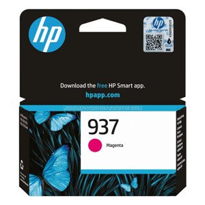 HP 4S6W3NE - originálna cartridge HP 937, purpurová, 800 strán