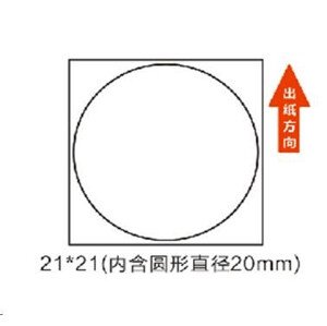 Niimbot štítky R 21x21mm 300ks RoundB pre B21, B21S, B3S, B1