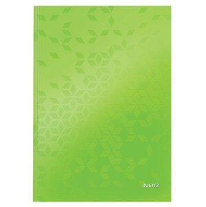 LEITZ Zápisník WOW, A4, linka, zelená