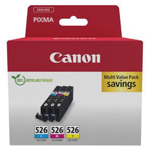 MultiPack CANON CLI-526 - originálna cartridge, farebná multipack