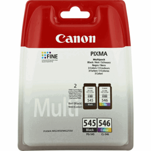 CANON PG-545 - originálna cartridge, čierna + farebná, 2x180
