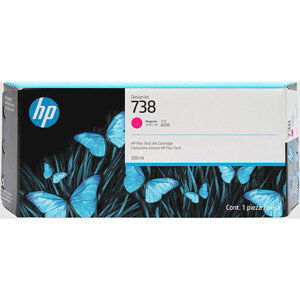 HP 676M7A - originálna cartridge HP 738, purpurová, 300ml