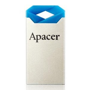 Apacer USB flash disk, USB 2.0, 64GB, AH111, modrý, AP64GAH111U-1, USB A, s poutkom