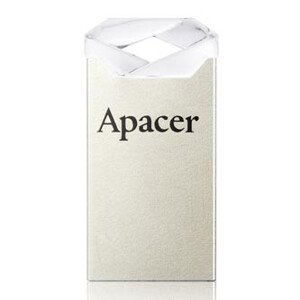 Apacer USB flash disk, USB 2.0, 64GB, AH111, strieborný, AP64GAH111CR-1, USB A, s poutkom