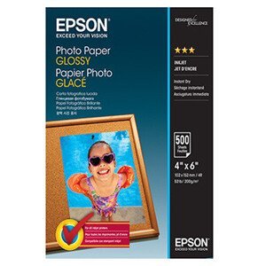 Epson Photo Paper, C13S042549, fotopapier, lesklý, biely, 10x15cm, 4x6", 200 g/m2, 500 ks, inkoustový