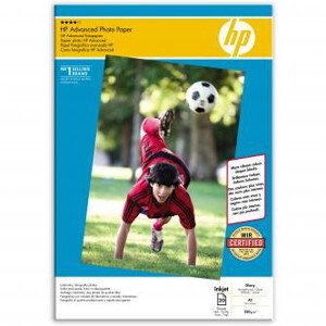 HP Advanced Glossy Photo Paper, Q8697A, fotopapier, lesklý, zdokonalený typ biely, A3, 250 g/m2, 20 ks, inkoustový