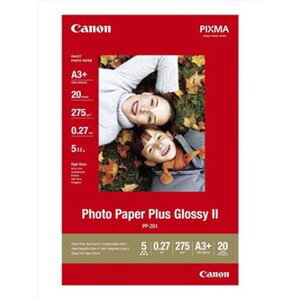 Canon Photo Paper Plus Glossy, PP-201 A3+, foto papier, lesklý, 2311B021, biely, A3+, 13x19", 275 g/m2, 20 ks, inkoustový