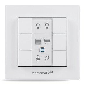 Homematic IP Nástenný diaľkový ovládač - 6 tlačidiel, so symbolmi