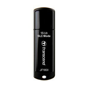 TRANSCEND Flash Disk 16GB JetFlash JF180I, SLC, USB 3.0 (R: 155/W: 135 MB/s), wide-temp, čierna