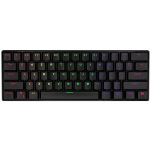 Endorfy herná klávesnica Thock Compact BR RGB /USB/ brown sw. / bezdrôtová / mechanická / US layout / mini / čierna RGB