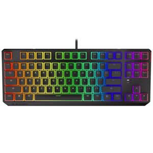 Endorfy herná klávesnica Thock TKL Pudd.Khail BL RGB /USB/ blue sw. / drôtová / mechanická / US layout / čierna RGB