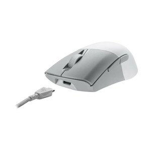 ASUS myš ROG KERIS WIRELESS AIMPOINT WHITE (P709), RGB, Bluetooth, biela