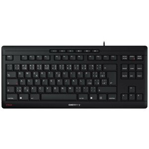 CHERRY klávesnica STREAM TKL, drôtová, USB, CZ+SK layout, čierna