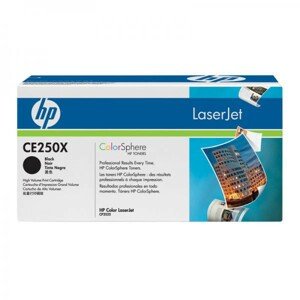 HP CE250X - originálny toner HP 504X, čierny, 10500 strán