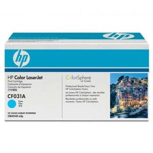 HP CF031A - originálny toner HP 646A, azúrový, 12500 strán