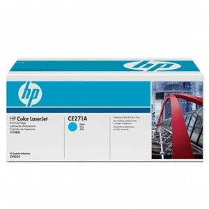 HP CE271A - originálny toner HP 650A, azúrový, 15000 strán