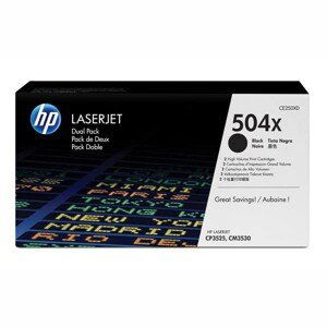 HP CE250XD - originálny toner HP 504X, čierny, 2x10500 2ks