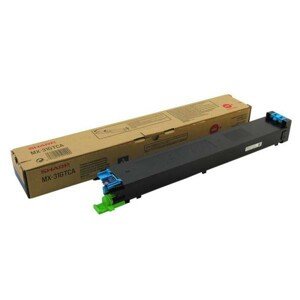 SHARP MX-31GTCA - originálny toner, azúrový, 15000 strán