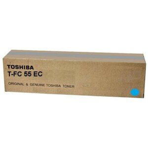 TOSHIBA T-FC55EC - originálny toner, azúrový, 26500 strán