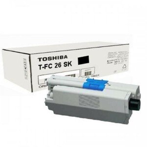 TOSHIBA T-FC26SK - originálny toner, čierny, 7200 strán