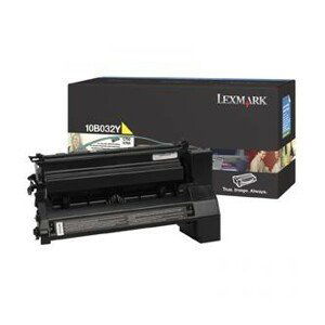 LEXMARK 10B032Y - originálny toner, žltý, 15000 strán