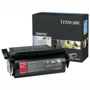 LEXMARK 12A0725 - originálny toner, čierny, 23000 strán