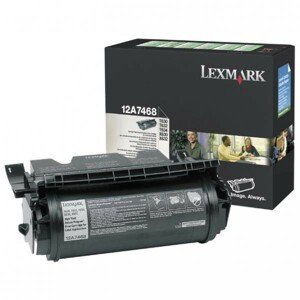 LEXMARK 12A7468 - originálny toner, čierny, 21000 strán