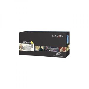 LEXMARK 15G032Y - originálny toner, žltý, 15000 strán