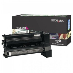 LEXMARK 15G042M - originálny toner, purpurový, 15000 strán