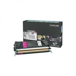 LEXMARK C5200MS - originálny toner, purpurový, 1500 strán