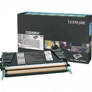 LEXMARK C5240KH - originálny toner, čierny, 8000 strán