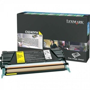 LEXMARK C5240YH - originálny toner, žltý, 5000 strán