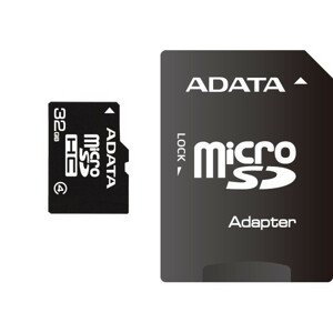 ADATA MicroSDHC karta 32GB Class 4 + SD adaptér